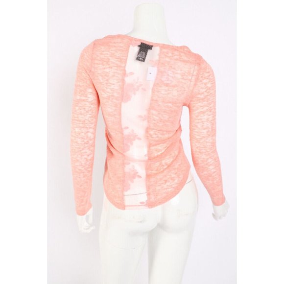 Women Ladies T-shirt Round Neck Long Sleeve Casual Tee XS S M L XL - Picture 3 of 3